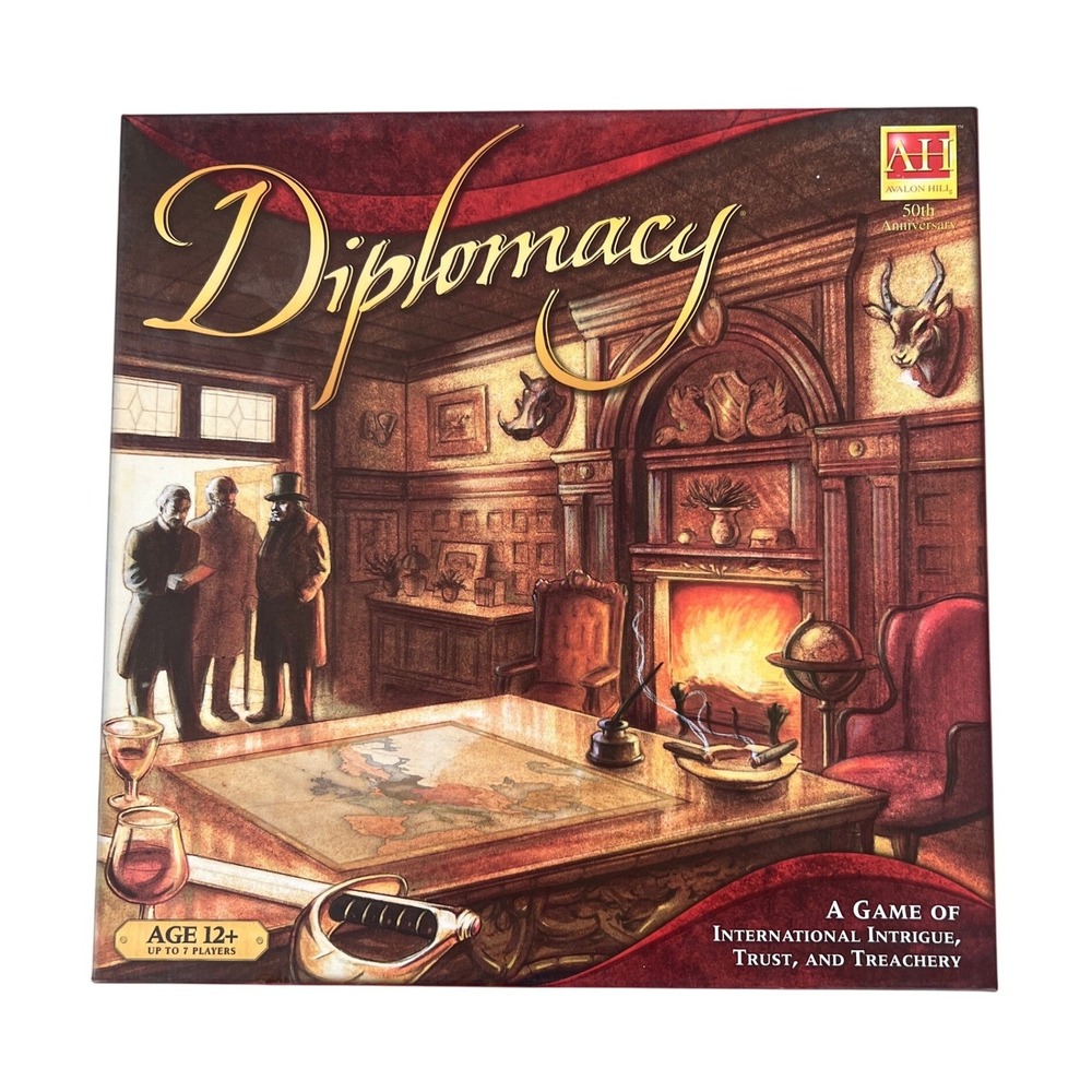 Diplomacy 50th Anniversary Edition Board Game Avalon Hill Wizards of the Coast